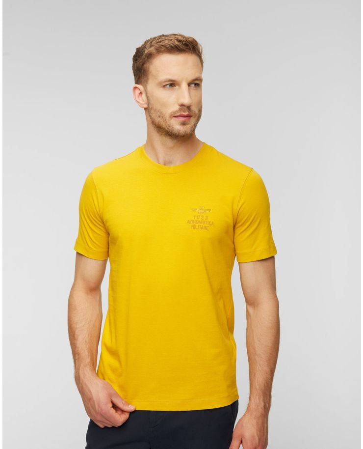 T-shirt męski Aeronautica Militare Żółty