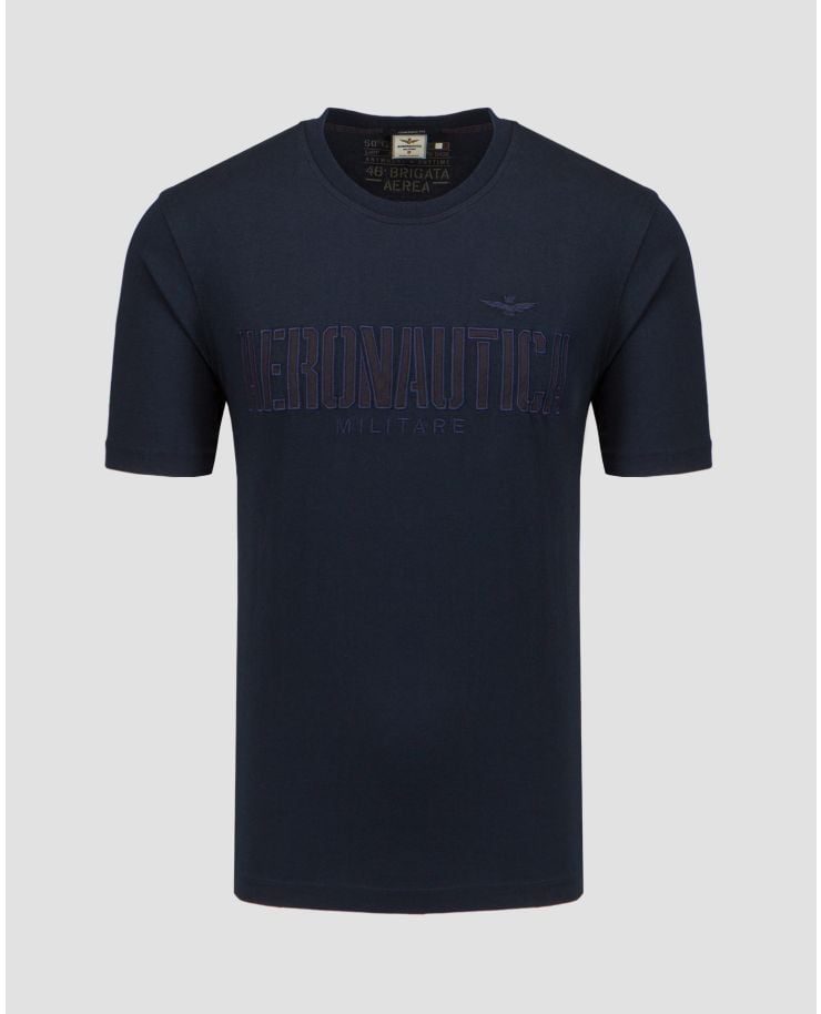 Pánské tričko Aeronautica Militare v Tmavě Modrém barevném odstínu