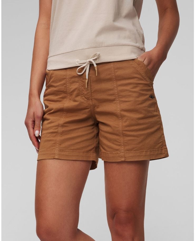 Women's brown shorts Aeronautica Militare