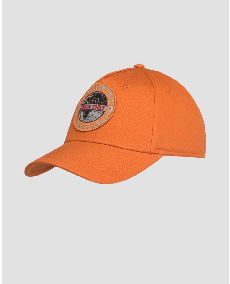 Pomarańczowa czapka z daszkiem męska Aeronautica Militare