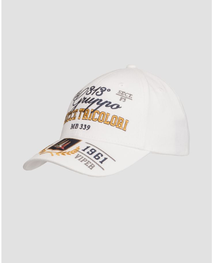 Șapcă de baseball albă pentru bărbați Aeronautica Militare