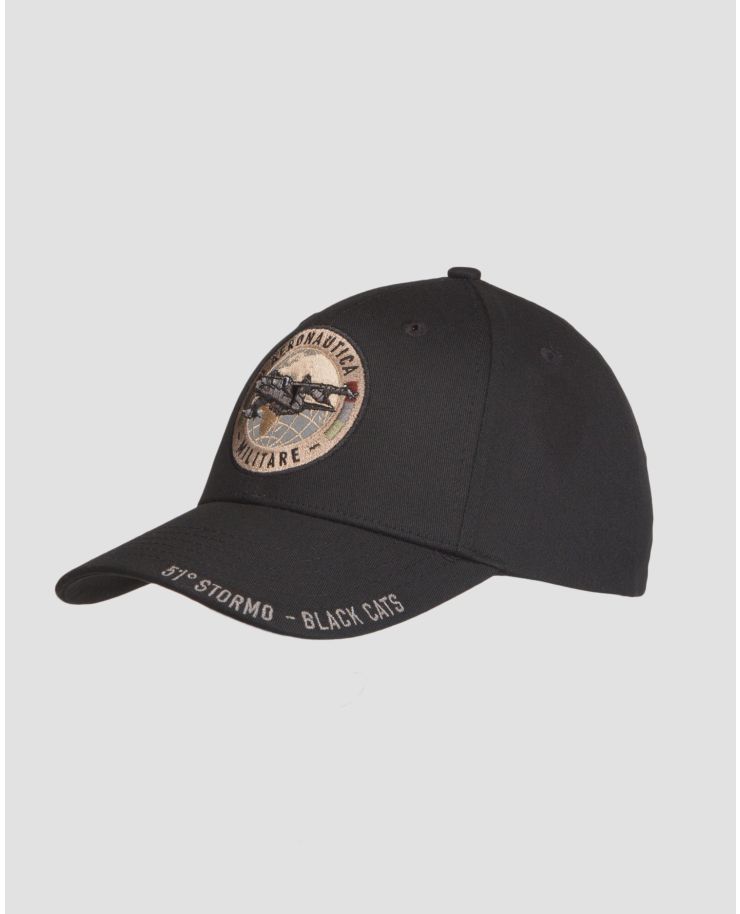 Cappellino nero da uomo Aeronautica Militare
