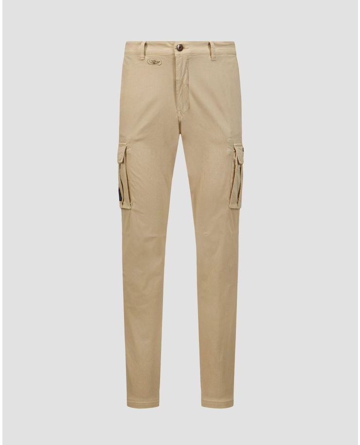 Pantaloni cargo bej pentru bărbați Aeronautica Militare