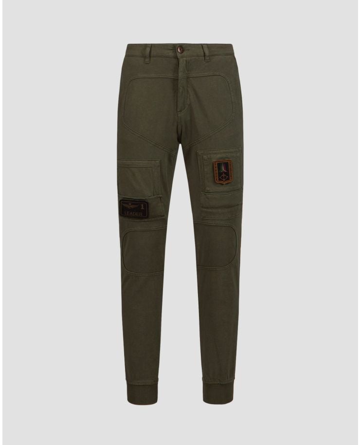 Pantalones cargo verdes de hombre Aeronautica Militare