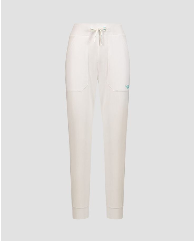 Women's white tracksuit trousers Aeronautica Militare