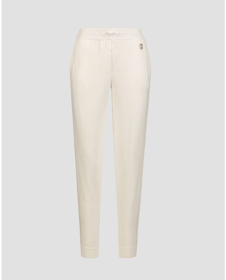 Pantalon de survêtement blanc pour femmes Aeronautica Militare