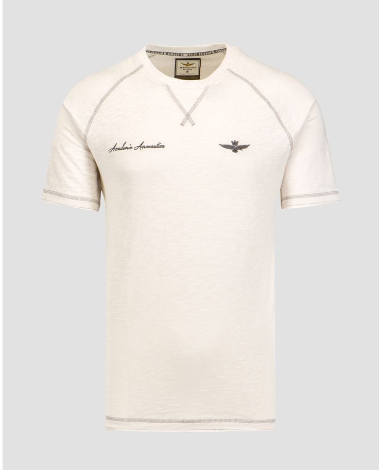 Tricou alb pentru bărbați Aeronautica Militare