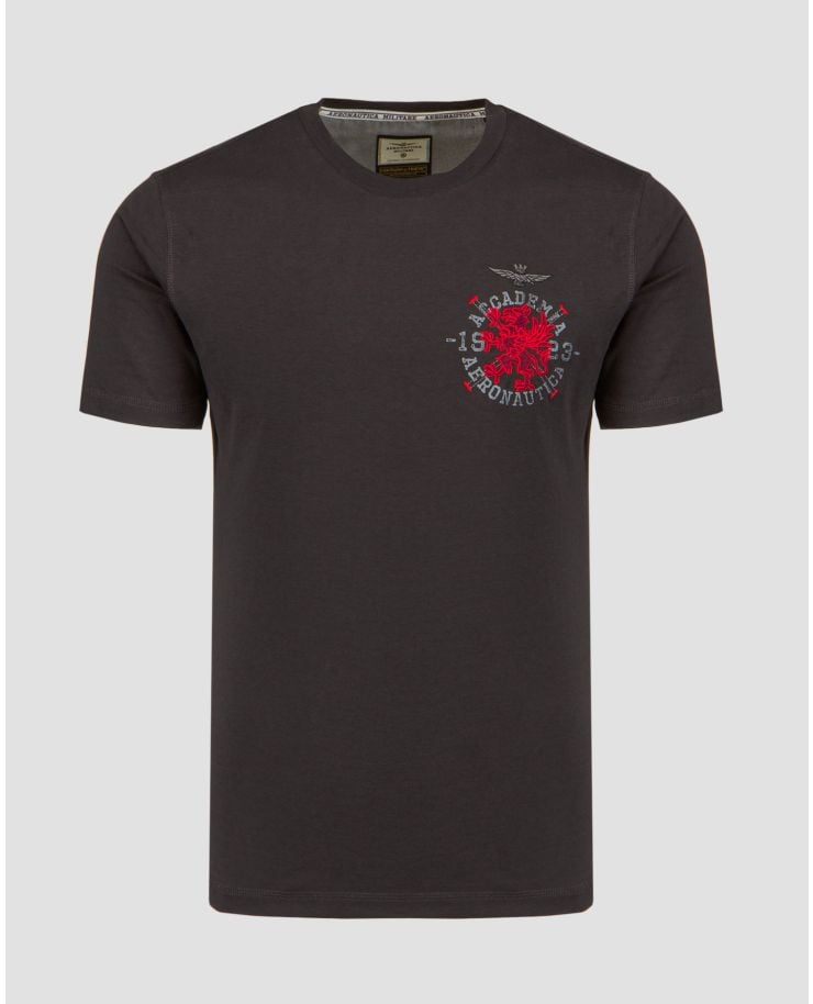 Men's graphite t-shirt Aeronautica Militare