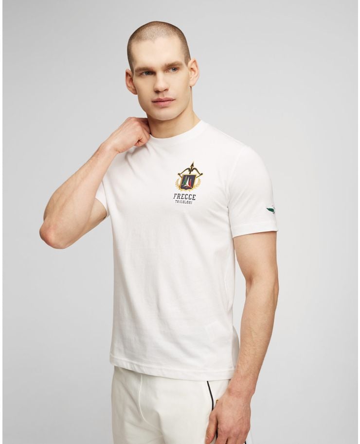 T-shirt blanc pour hommes Aeronautica Militare 