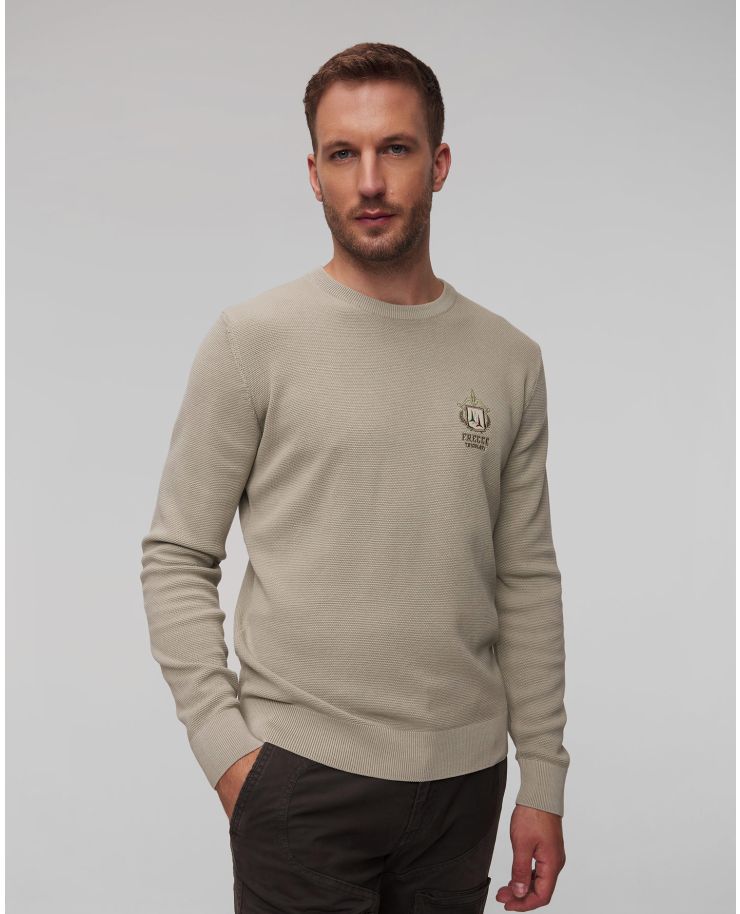 Pull vert pour hommes Aeronautica Militare