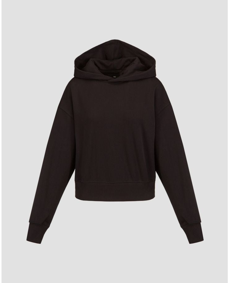Black hoodie from organic cotton Y-3