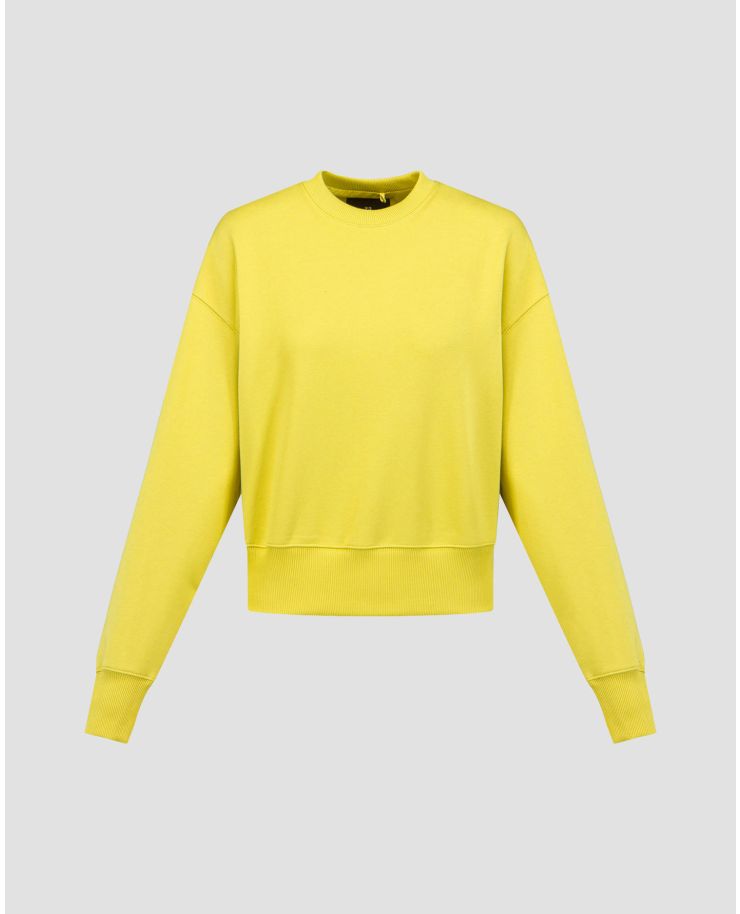 Sweat-shirt jaune en coton biologique pour femmeY-3 z 