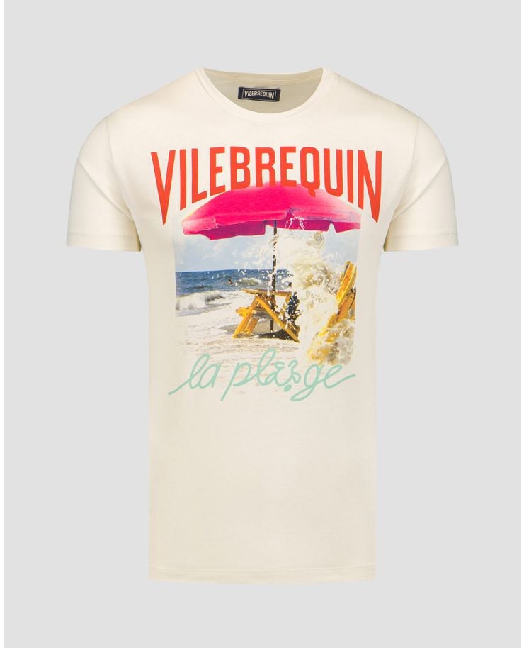 T-shirt bianca da uomo Vilebrequin Portisol