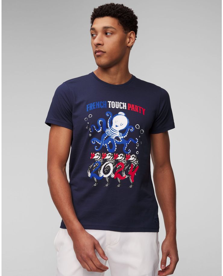Men’s navy blue T-shirt Vilebrequin Thom