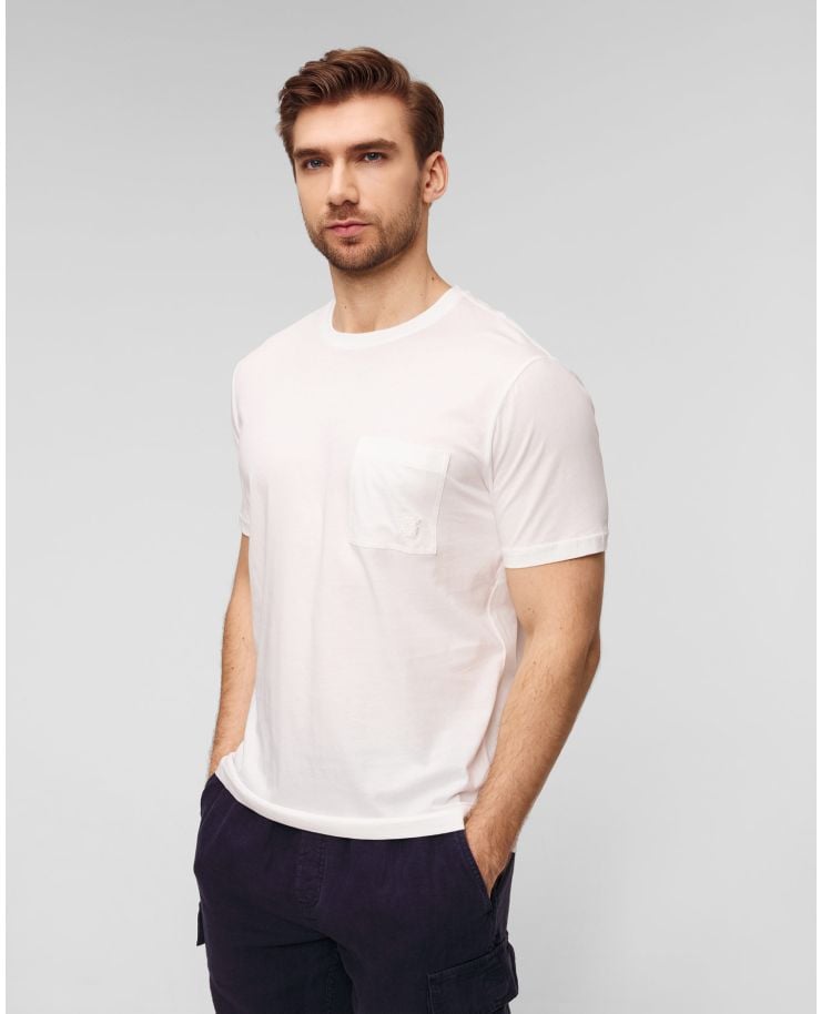 Tricou alb basic pentru bărbați Vilebrequin Titus