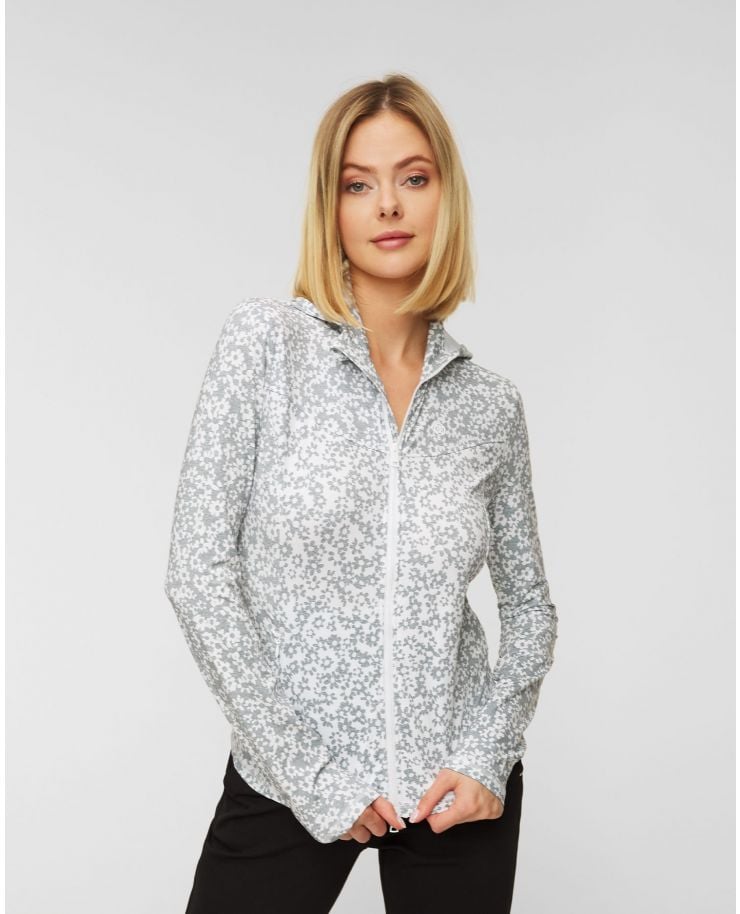 Mikina s kapucou G/FORE FLORAL PRINT FULL ZIP