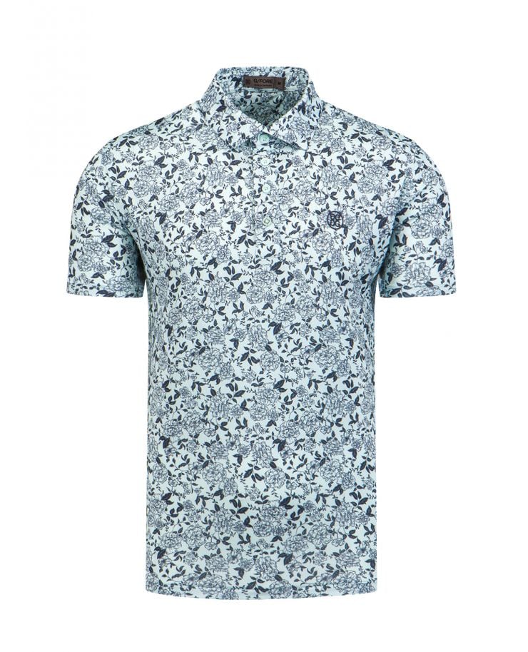 G/FORE FLORAL Poloshirt