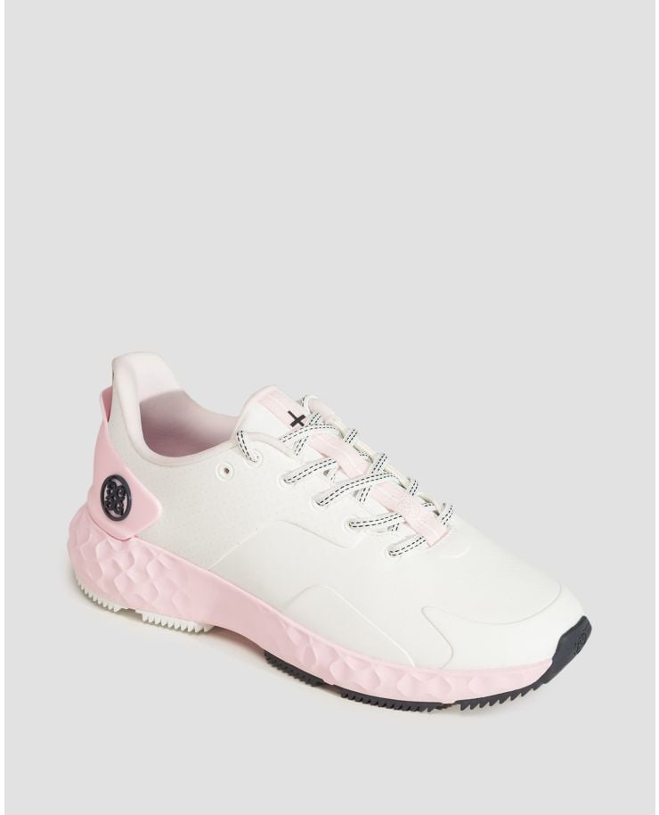 Women's white and pink golf shoes G/Fore Mg4+