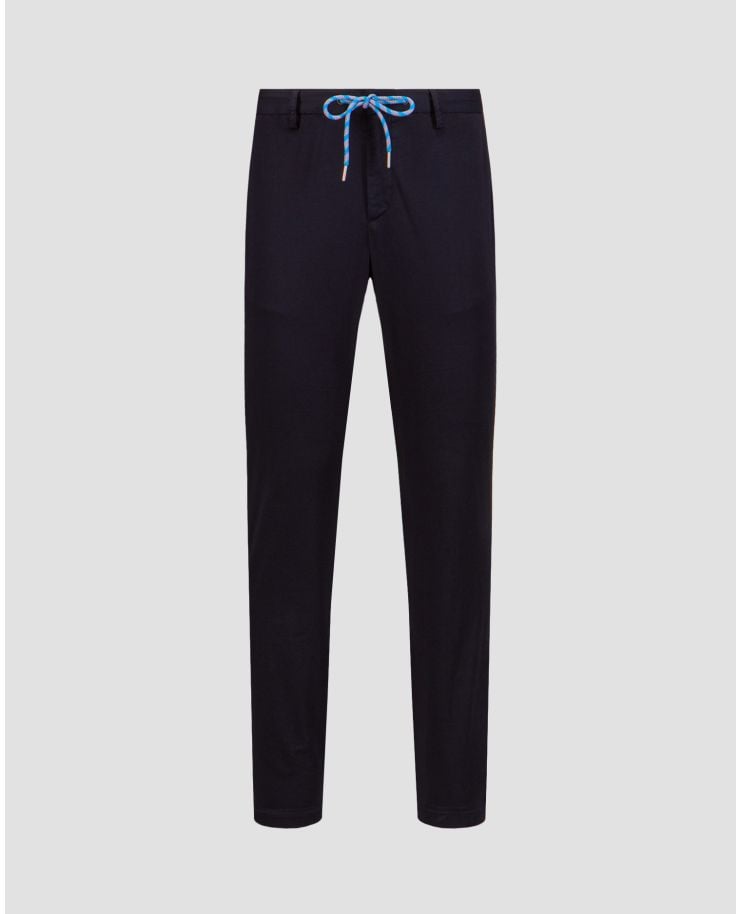 Pantalon bleu marine pour hommes Alberto Jump-Light Cotton