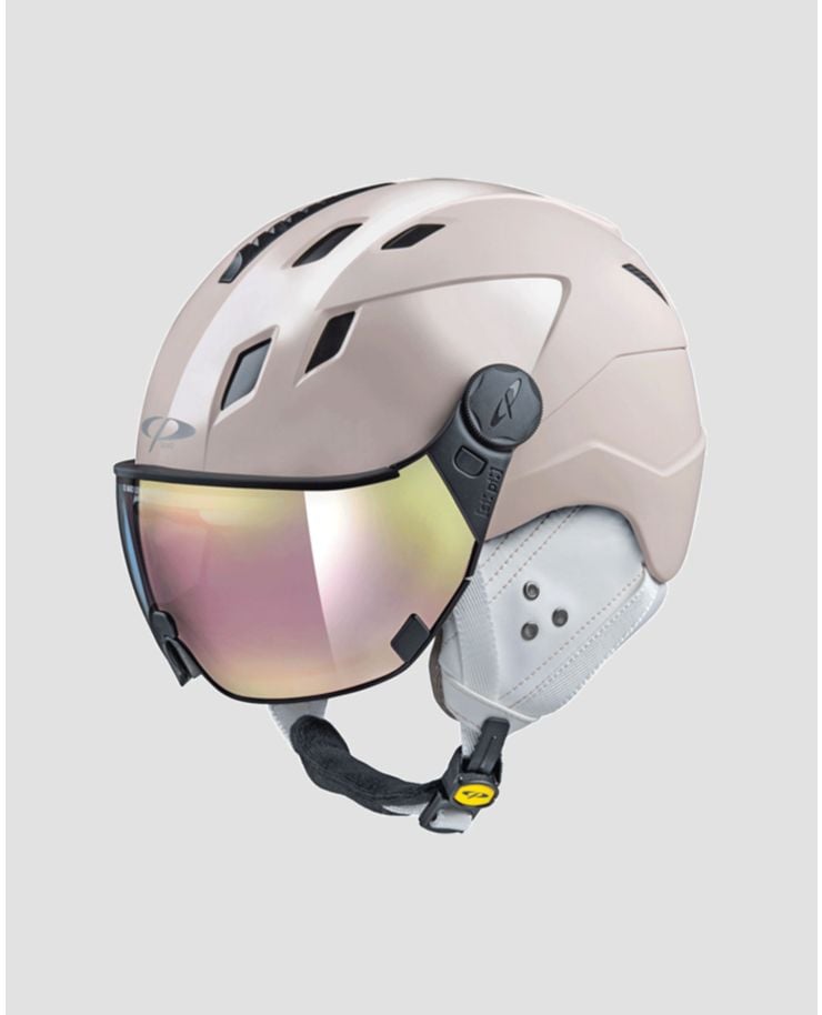 Ski helmet with cashmere lining CP premium helmets Corao+Cashmere
