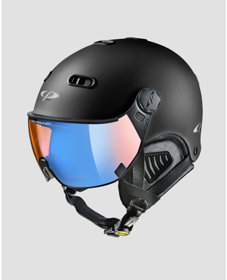 Čierna lyžiarska prilba CP premium helmets Carachillo