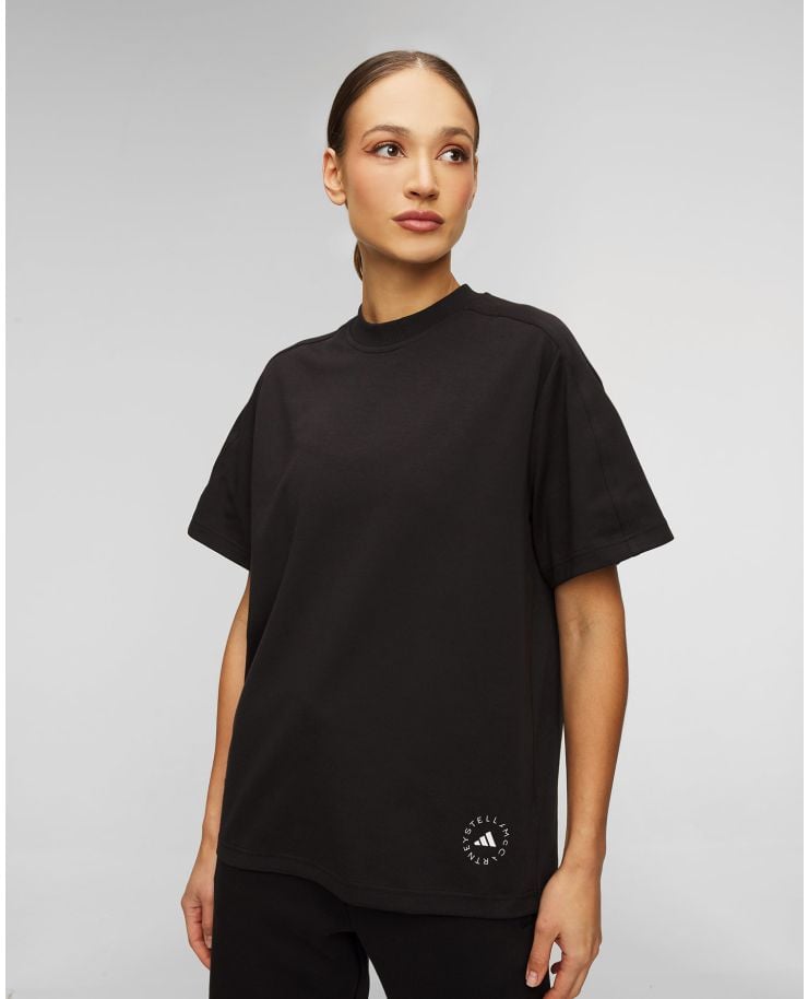 Stella McCartney ASMC Logo Tee Damen-T-Shirt in Schwarz