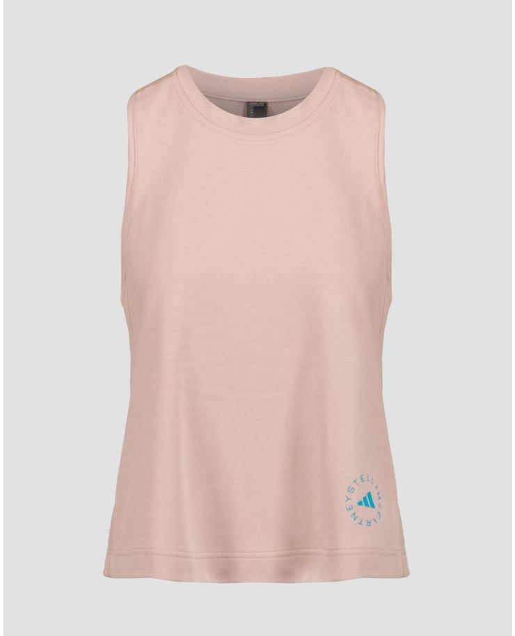 Tricou roz pentru femei Adidas by Stella McCartney ASMC Logo Tk