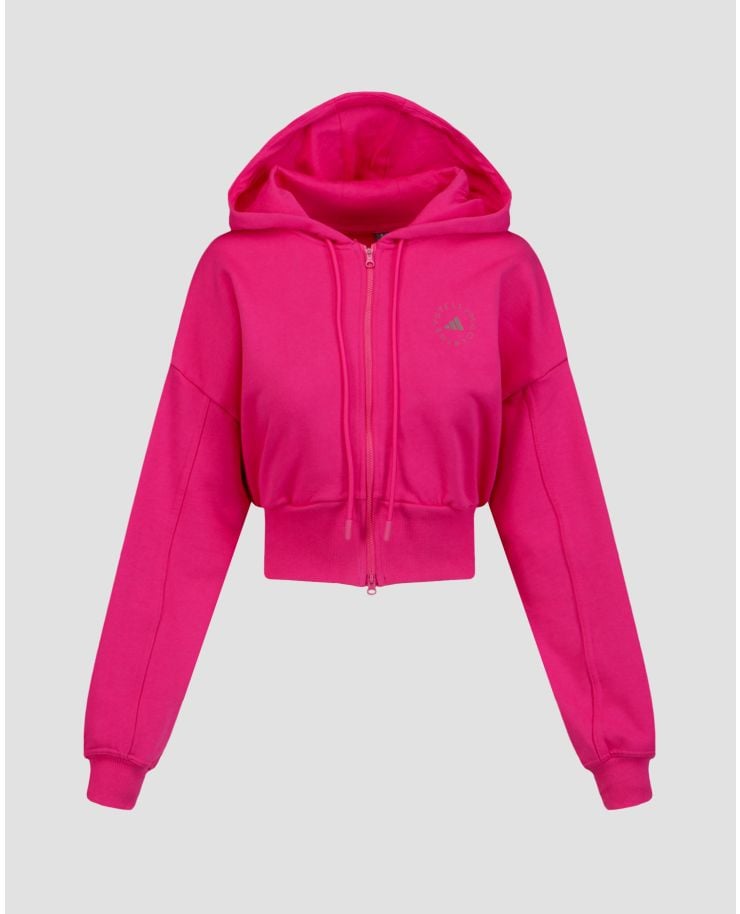 Women's pink Adidas by Stella McCartney ASMC Crop Hoodie