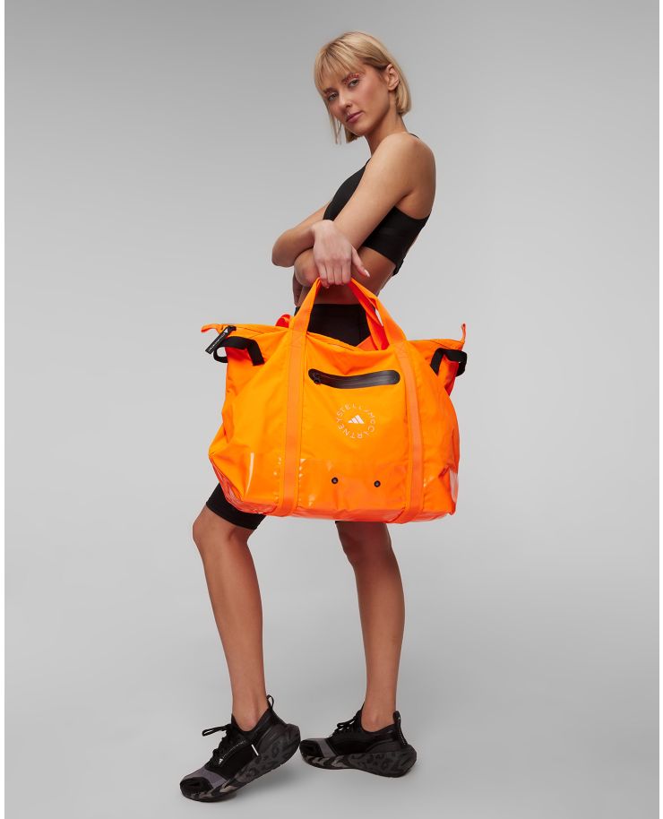 Sac de sport orange pour femmes Adidas by Stella McCartney ASMC Tote 40 l