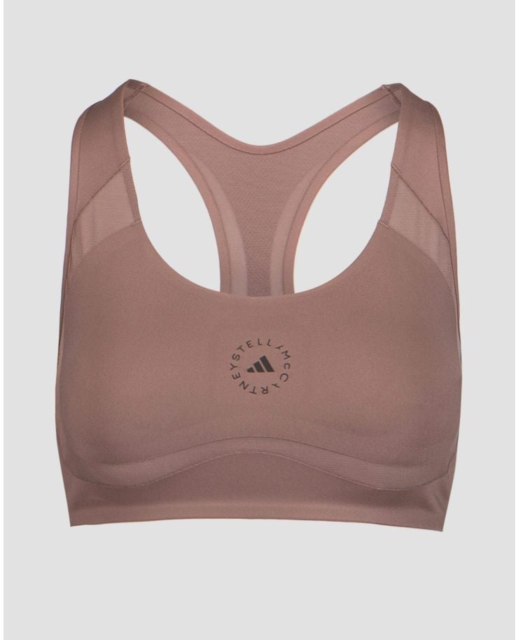 Women's brown sports bra Adidas by Stella McCartney ASMC