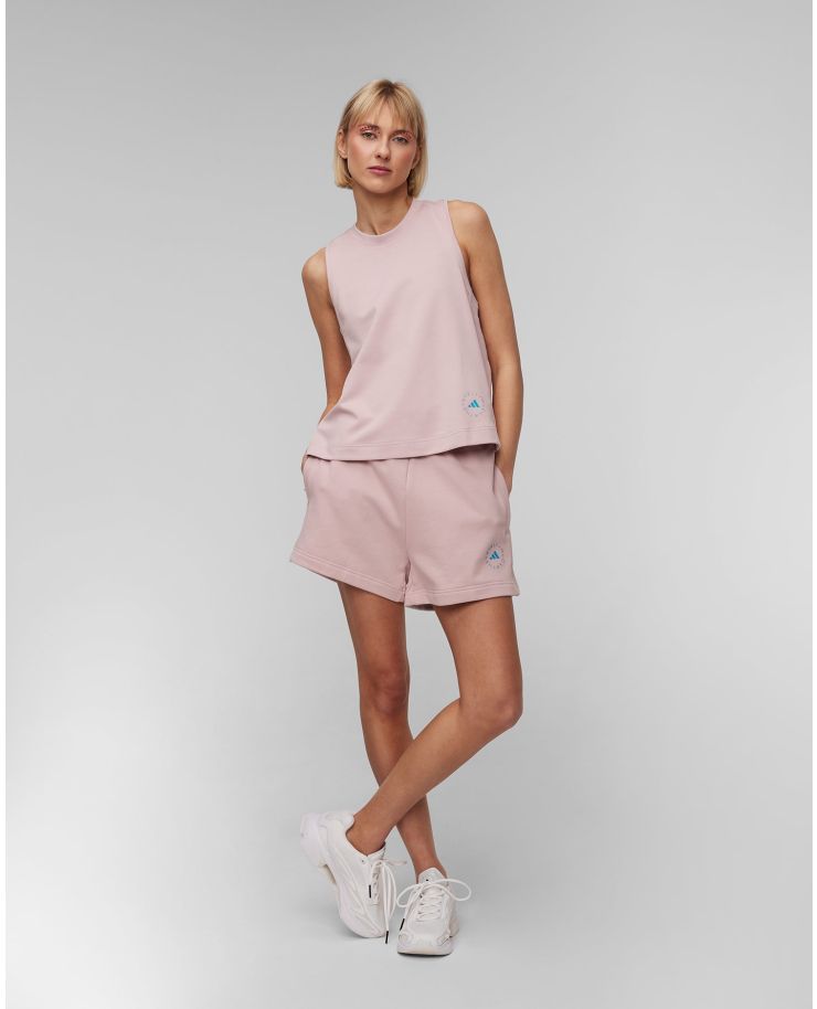 Różowe szorty dresowe damskie Adidas by Stella McCartney ASMC