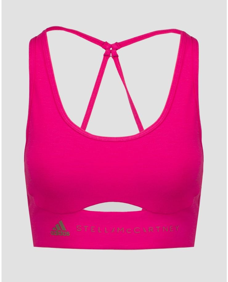 Reggiseno sportivo rosa da donna Adidas by Stella McCartney ASMC Tst