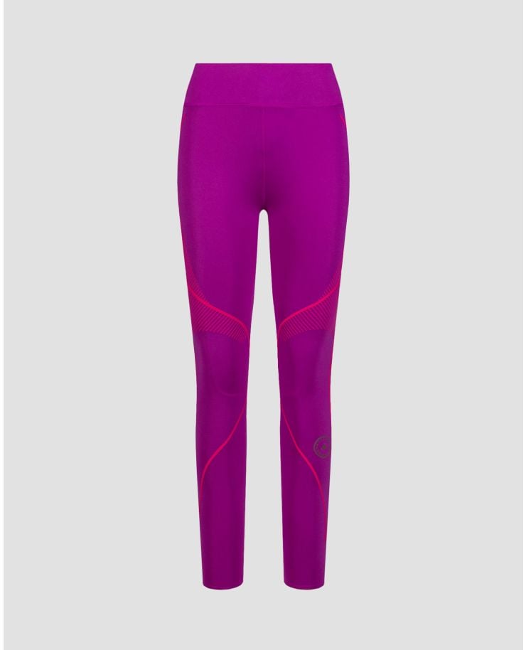 Leggings violets pour femmes Adidas by Stella McCartney ASMC Truepace 