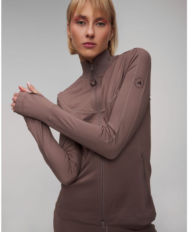 Sweat-shirt marron pour femmes Adidas by Stella McCartney ASMC Tpr Midl 