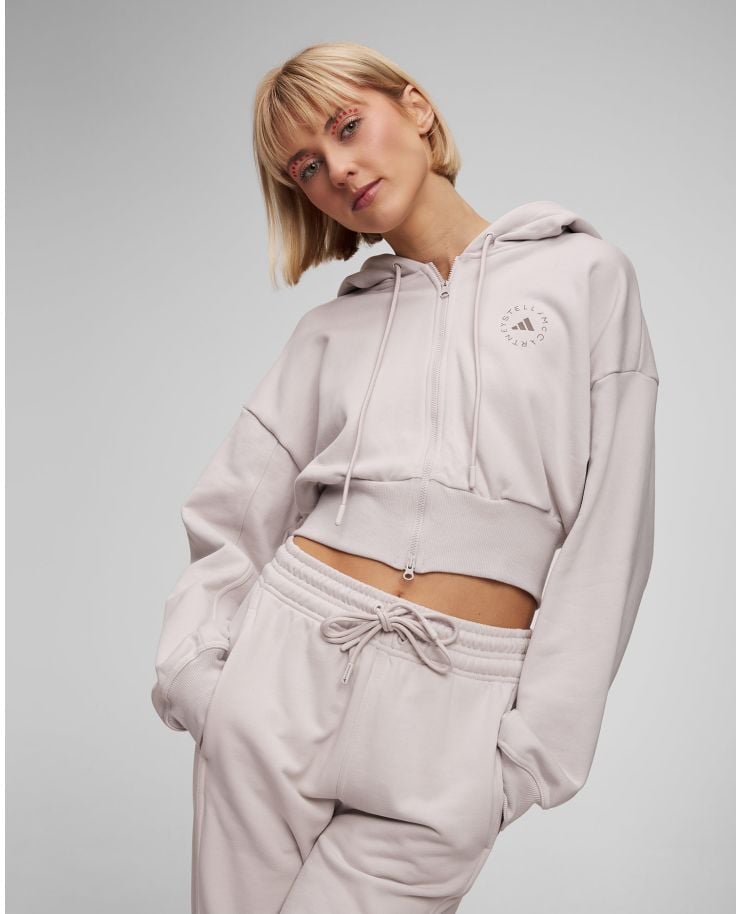 Sweat-shirt à capuche pour femmes Adidas by Stella McCartney ASMC Crop Hoodie 
