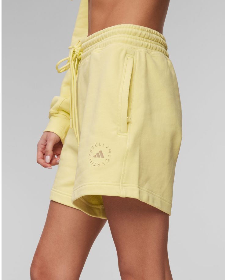 Żółte szorty damskie Adidas by Stella McCartney ASMC