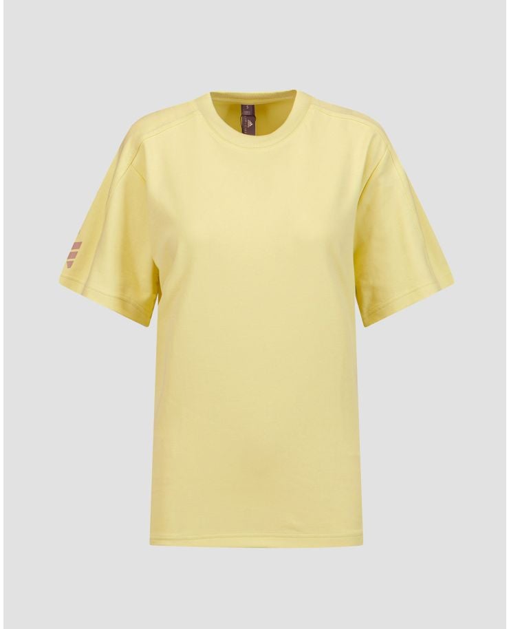 T-shirt jaune pour femmes Adidas by Stella McCartney ASMC Logo Tee