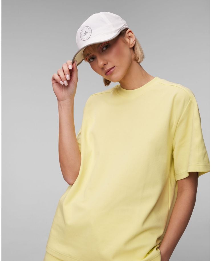 Women's yellow T-shirt Adidas by Stella McCartney ASMC Logo Tee