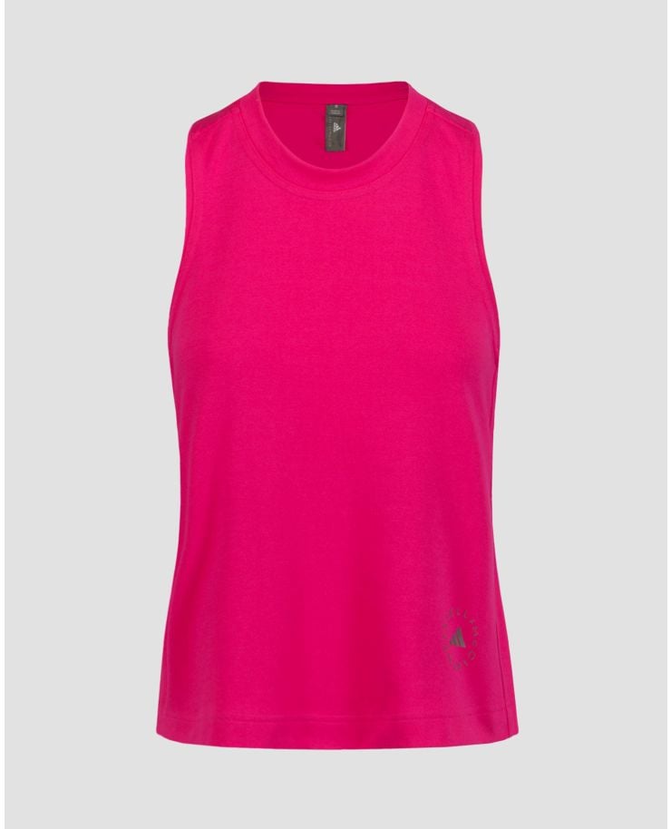 Top sportivo rosa da donna Adidas by Stella McCartney ASMC Logo Tk