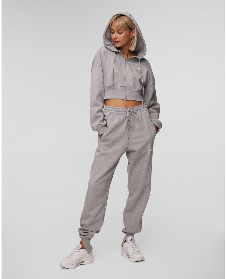 Pantalon de survêtement gris pour femmes Adidas by Stella McCartney 