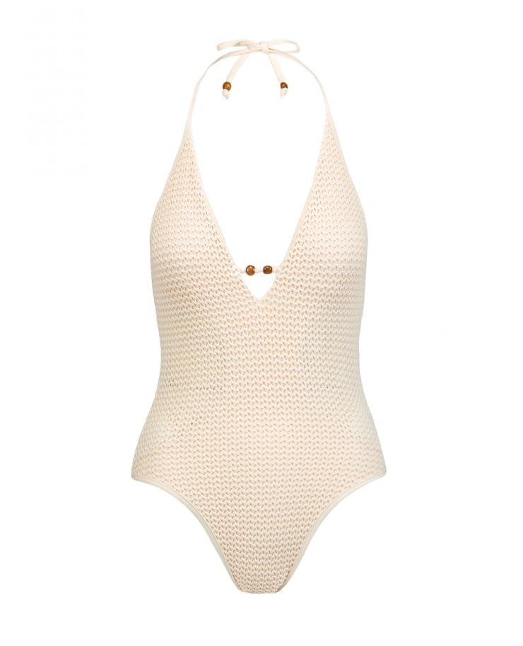 SEAFOLLY Halter One piece bathing suit
