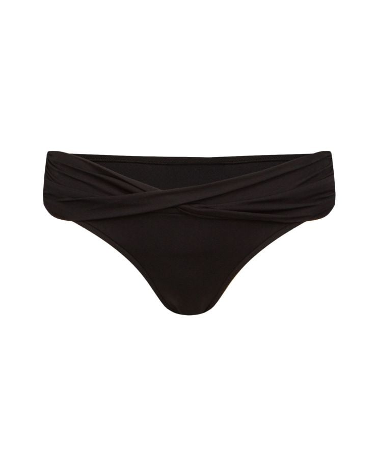 Women's black swimsuit bottom Seafolly Twist Band Mini Hipster Pant