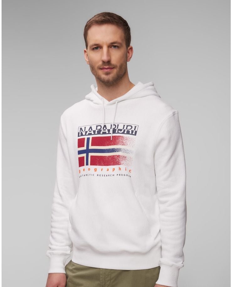 White men's hoodie Napapijri B-Kreis H