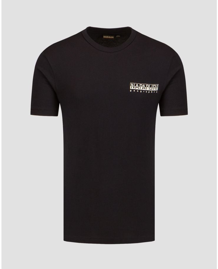 Tricou negru pentru bărbați Napapijri S-Tahi