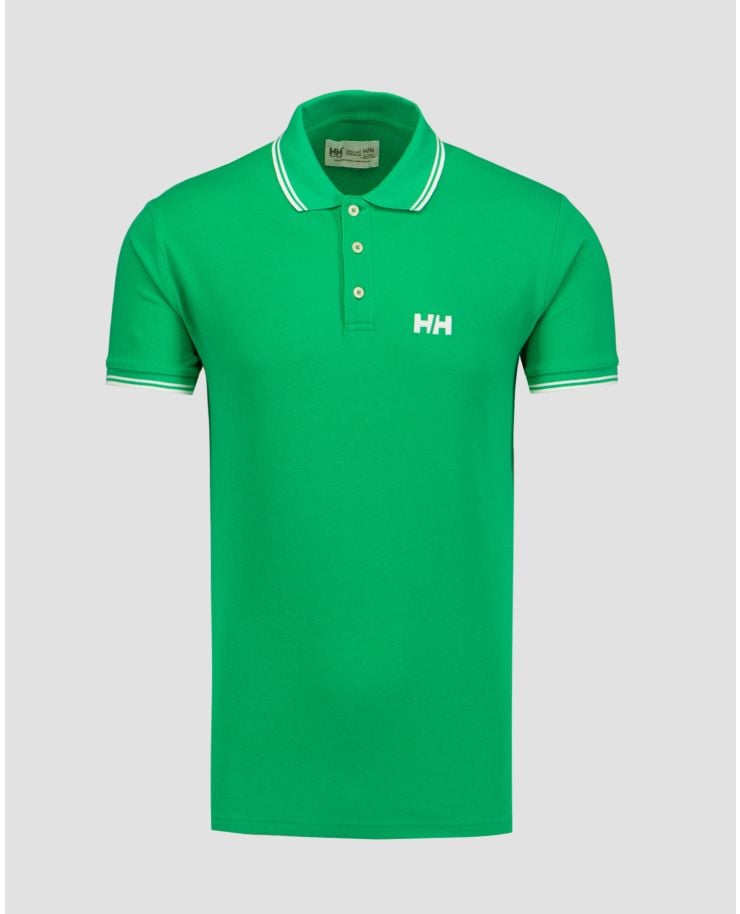 Tricou polo pentru bărbați verde Helly Hansen Genova Polo