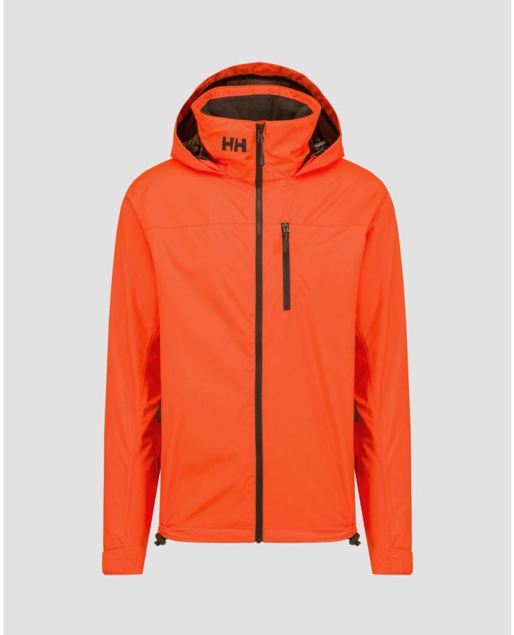 Veste de voile orange pour hommes Helly Hansen Crew Hooded Jacket 2.0