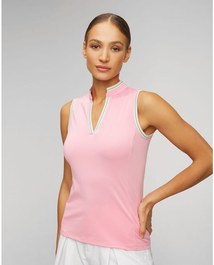 Tricou roz pentru femei Ralph Lauren RLX Golf