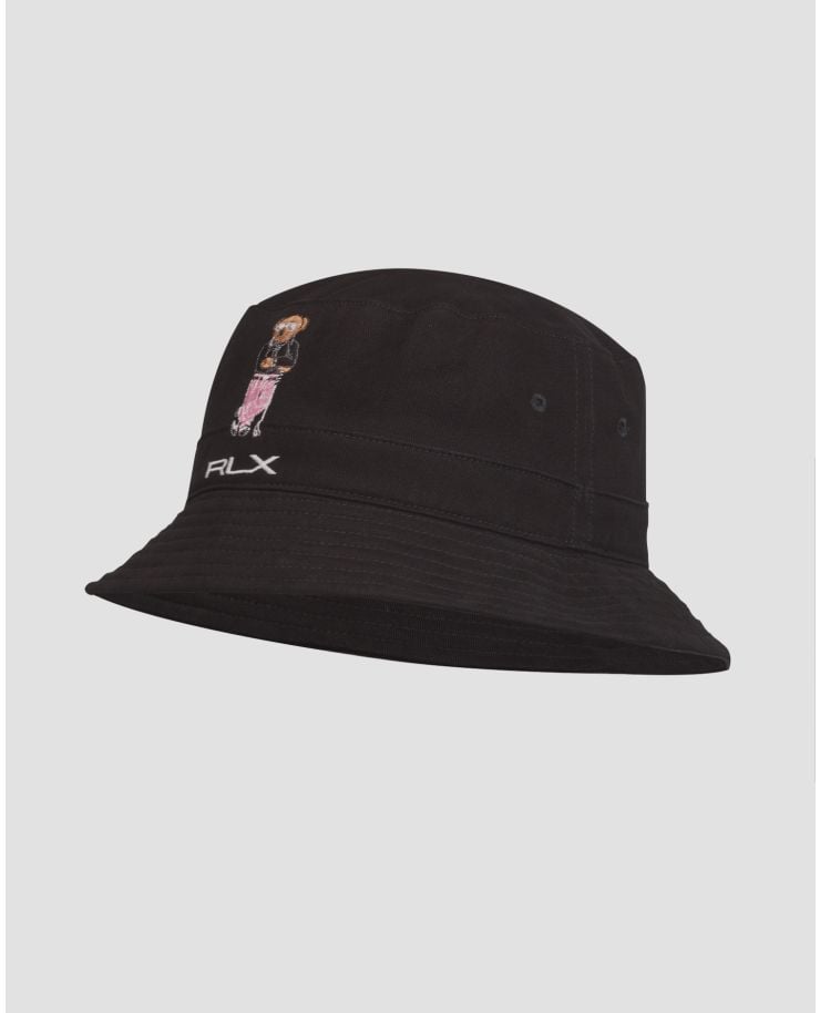 Czarny kapelusz kubełkowy męski Ralph Lauren RLX Golf