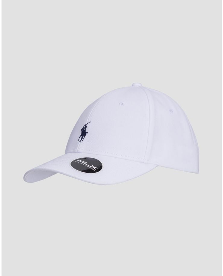 Biała czapka z daszkiem męska Ralph Lauren RLX Golf