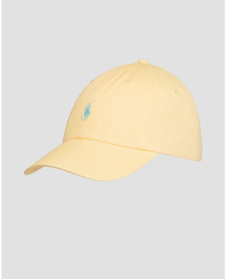 Żółta czapka z daszkiem damska Polo Ralph Lauren